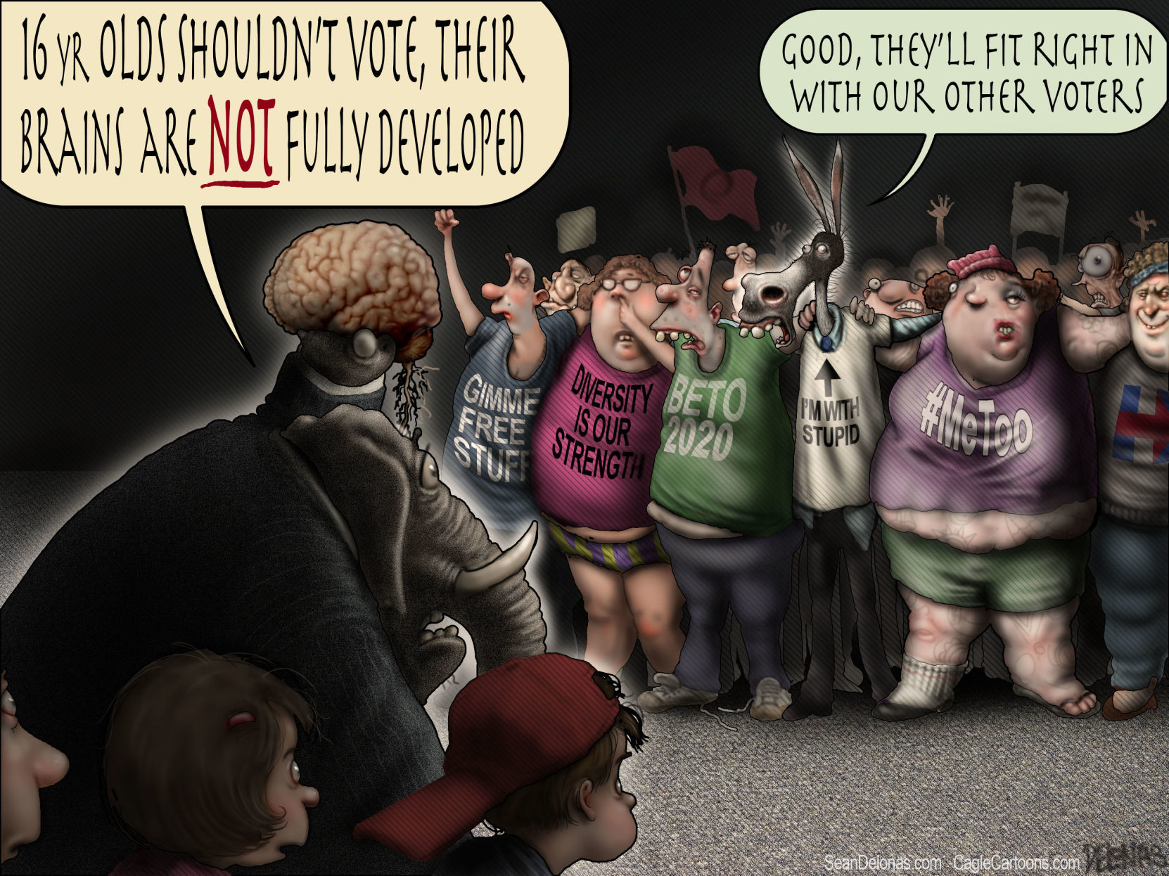 Lowering Voting Age to 16 by Sean Delonas, Easton, Pennsylvania